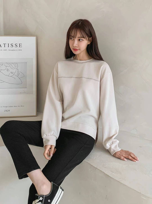 V Basic Long Sleeve Shirt