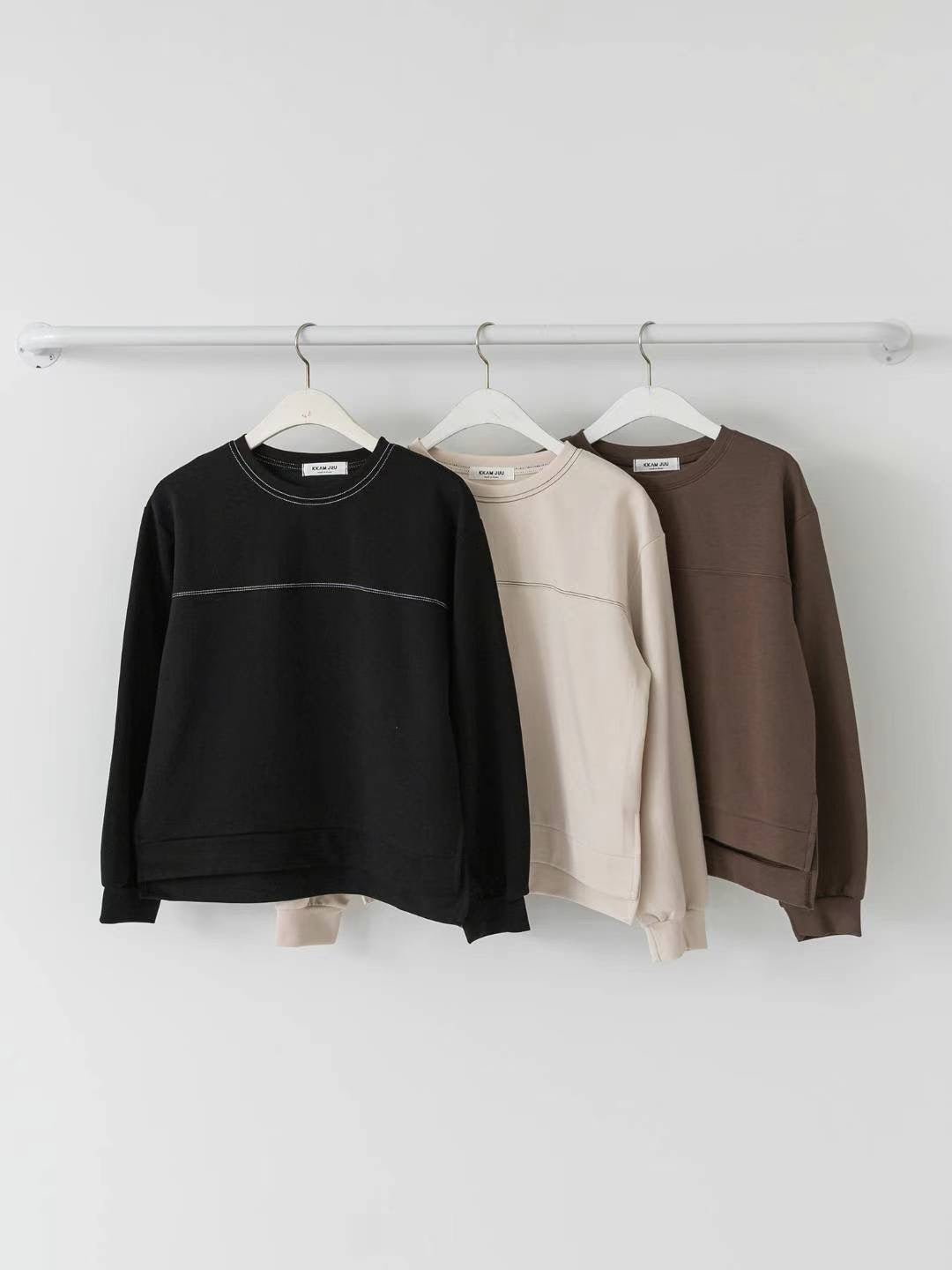 V Basic Long Sleeve Shirt